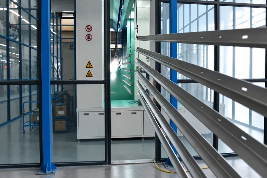 Surface coating and finishing line at Yishuo manufacturing facility